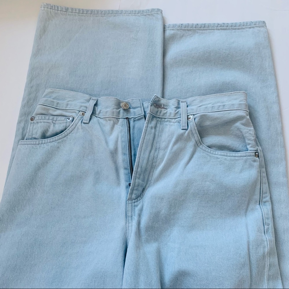 New Agolde Feel Good High Rise Wide Leg Classic Jean - Picture 4 of 15